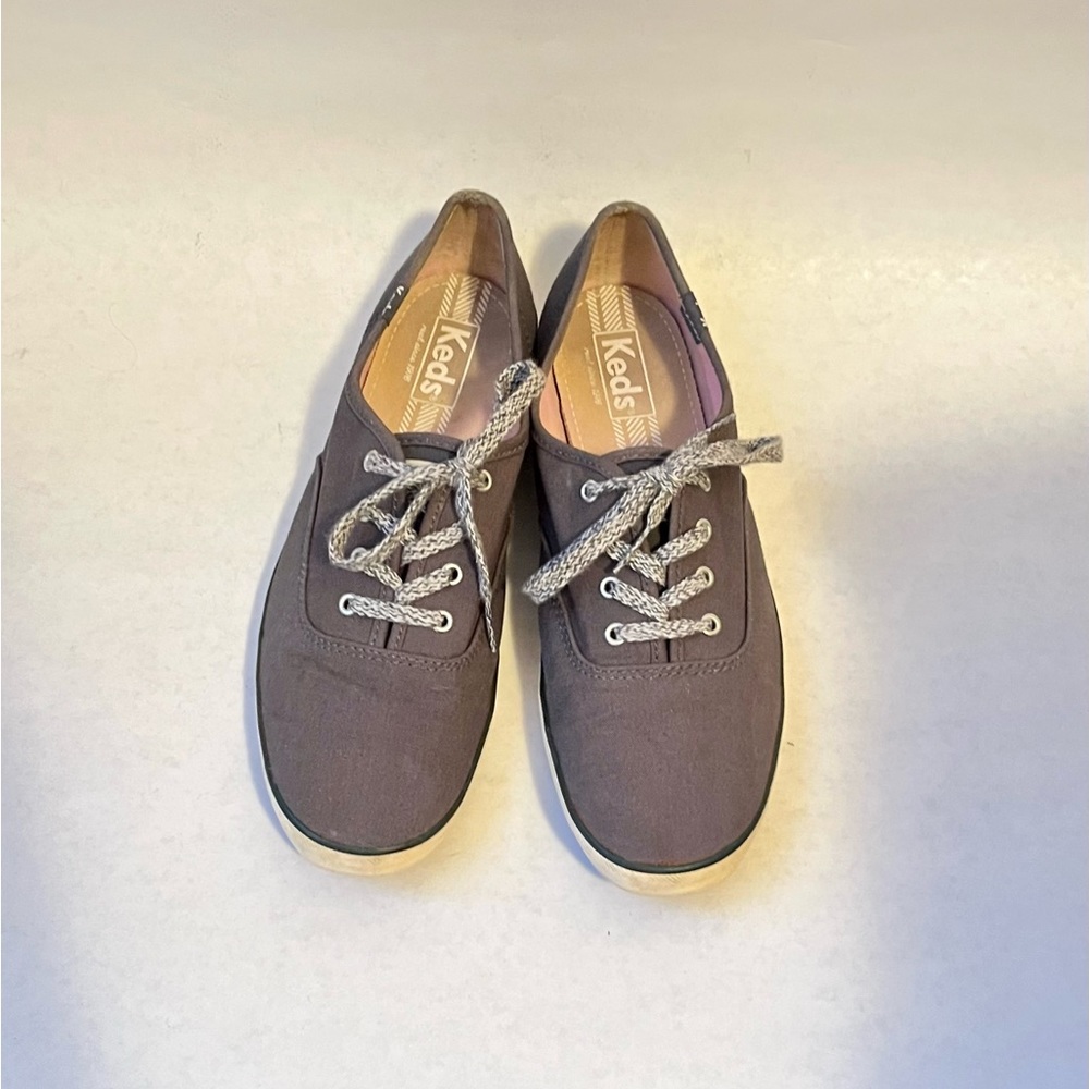 🔵BOGO Keds Champion Canvas Grey Shoes - Picture 3 of 6